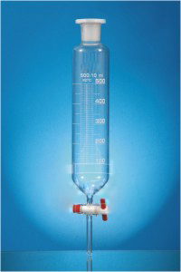 Borosilicate Glass Dropping Funnels, Cylindrical Graduated