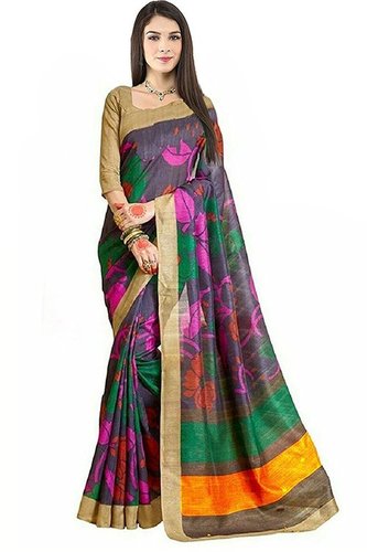 Multi Color Cotton Saree