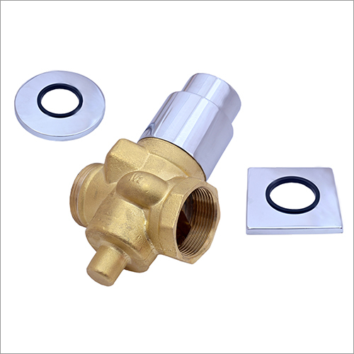 Brass Flush Valve Push Type Single Flow