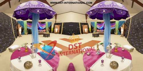 Muslim Sangeet Reception Umbrella Decor
