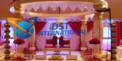 Circular Fiber Crystal Mandap