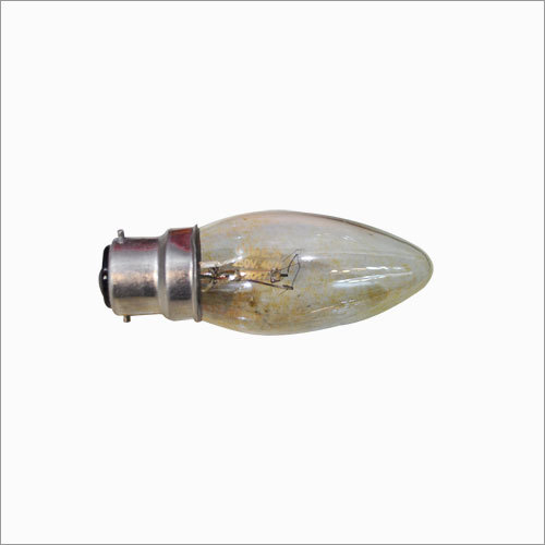 Candle Bulb - Aluminium & Thermoplastic, C7 Shape, 40 Watts | Candelabra Base, Excellent White Light, Ideal for Night Light Fixtures