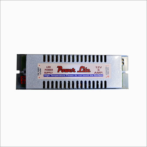12V-6A LED Driver - Polycarbonate Material, 6 Ampere Rated Current | Shock Proof Enclosure, TRIAC Dimmable Capability, Removable Cords