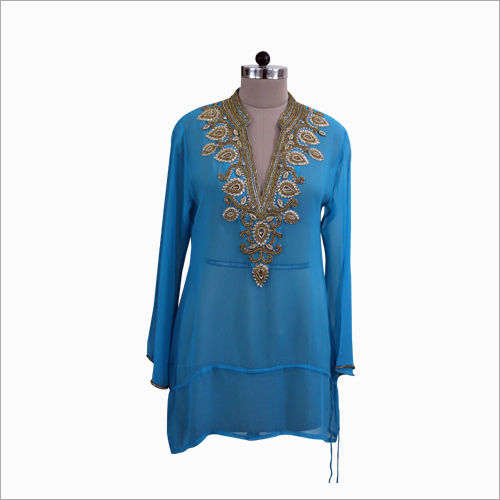 Blue Ladies Designer Kurtis