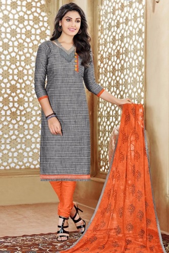 Grey Fancy Salwar Suits