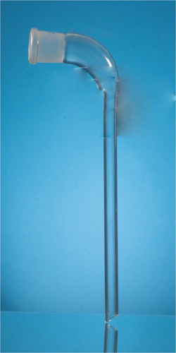 Borosilicate Glass Receiver Delivery Adapters, Long Stem