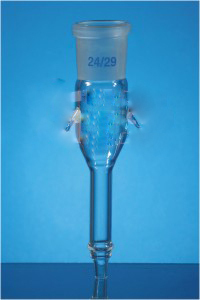 Borosilicate Glass Adapter Sockets To Rubber Tubing