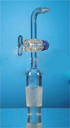 Adapter Cone to Rubber Tubing - Borosilicate Glass & Rubber Transparent Color | Right Angle & Straight Connection Options Laboratory Usage