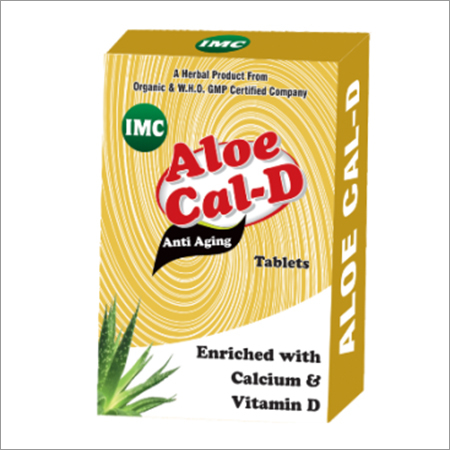 Aloe Cal-D Tablets Age Group: For Adults