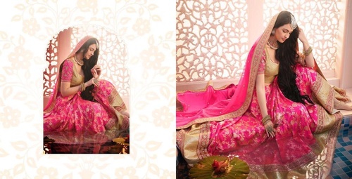 Pink Designer Saree