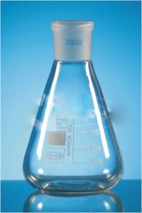 Conical Flasks - Borosilicate Glass 25-2000 ml Capacity Transparent | For Laboratory Use DIN 12387 Certified