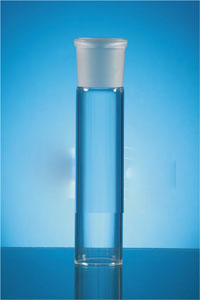 Plain Double Cone - Borosilicate Glass, 10/19 to 34/35 mm Sizes, Transparent Color | Laboratory Use, Light Weight 40-100 Grams