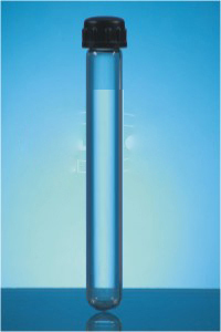 Borosilicate Glass Tubes, Culture, Media, Round Bottom