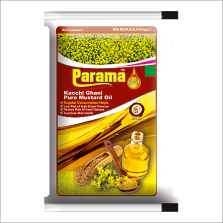 Kachi Ghani Pure Mustard Oil 1 litre Pouch