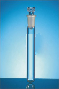 Borosilicate Glass Test Tubes, With Interchangeable Stopper, Plain