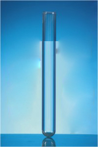 Borosilicate Glass Test Tubes, Round Bottom, With Rim, Plain Boro 3.3