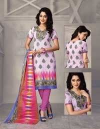 Designer Wedding Dress - Cotton Blend, Customized Size, Elegant Pink With Printed Pattern | Full Sleeves, Washable, Suitable For All Seasons