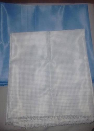 Anti Static Fabrics Blue and White Colors