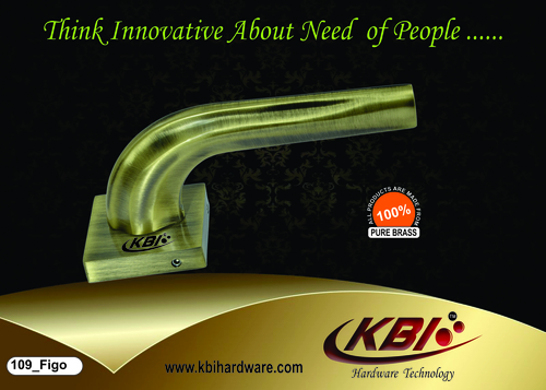Brass Mortise Lock Handle