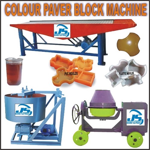 Color Paver Block Machine