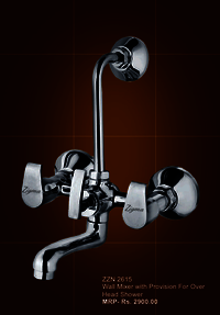 Wall Mixer With Provision For Elegant Overhead Shower