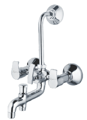 Wall Mixer With Provision For Both Showers