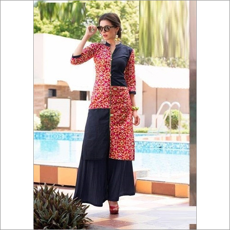 Blue Ethnic Designer Kurti