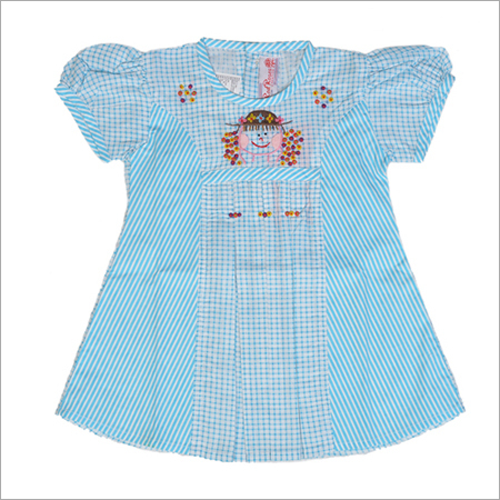 Blue Denim Frock By RED ROSES INTERNATIONAL