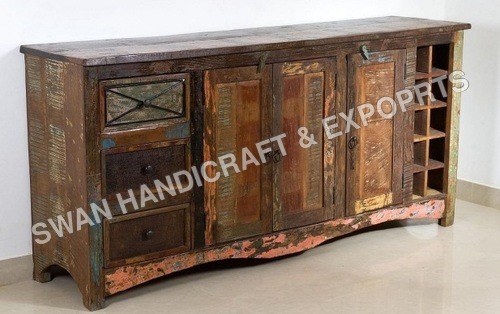 Handmade Reclaimed Wood Side Board