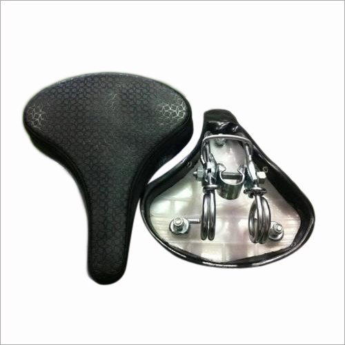 Stylish Black Bicycle Saddle