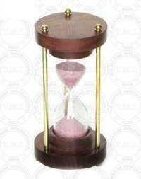 Wood & Brass Sand Timer (3 min)