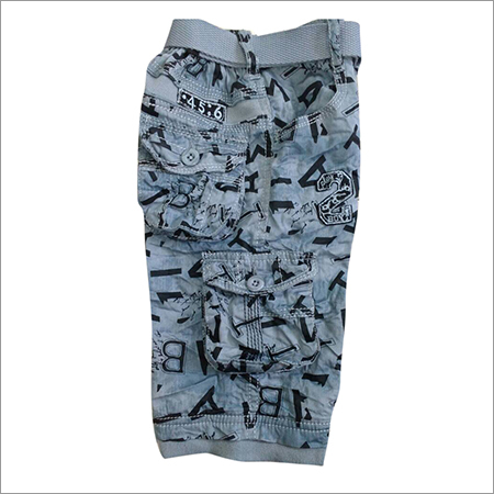 Kids Cotton Cargo Shorts