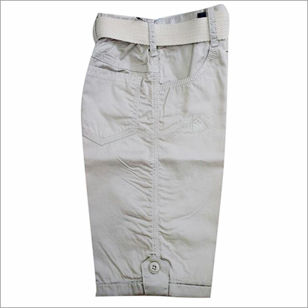 Cotton Plain Cargo Shorts