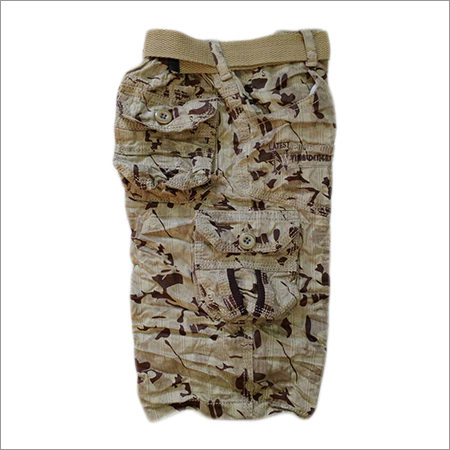 Kids Military Print Cargo Shorts