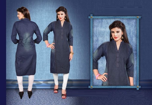 Blue Modern Kurtis