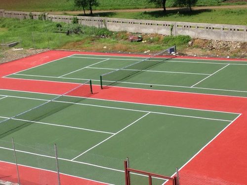Red & Green Sports Flooring