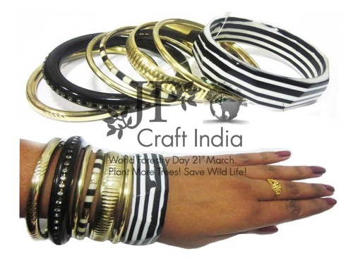 Zebra Bangle Set Gender: Children