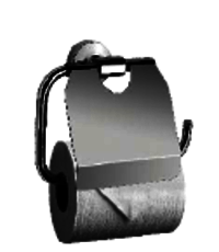Toilet Paper Holder With Flap