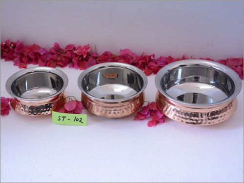 Brass Coated Handi