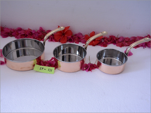 Brass Coated Cooking Pan