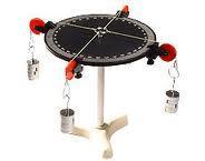 Universal Force Table - M.S & Plastic Construction Red Black and White Design | Ideal for Mechanics and Reliant Labs