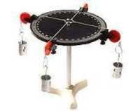 Universal Force Table - M.s & Plastic Construction, Red, Black And White Design | Ideal For Mechanics And Reliant Labs