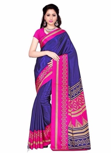 Pink Silk Saree