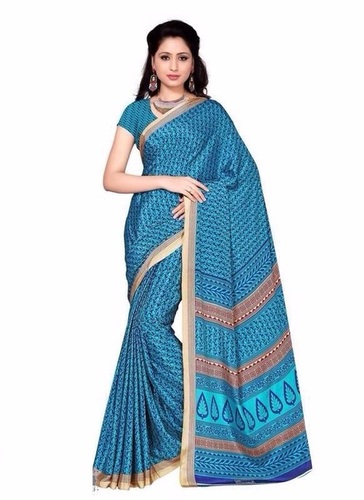 Blue Daily Wear Saree