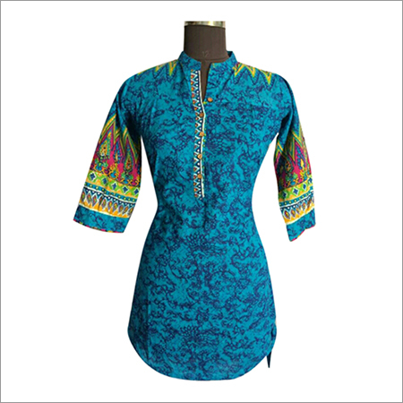 Ladies Cotton Short Kurti