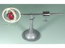 Stainless Steel And Plastic Laboratory Gyroscope With Counter Poise