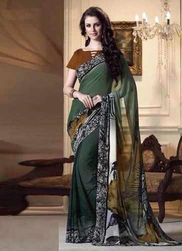 Grey Fancy Saree