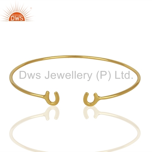 Gold Plated Fashion Cuff Bangle Gender: Women