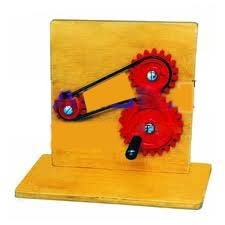 Metal And Plastic Laboratory Train Of Gear Wheels