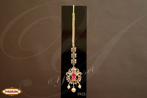 Golden Fancy Designer Tikka